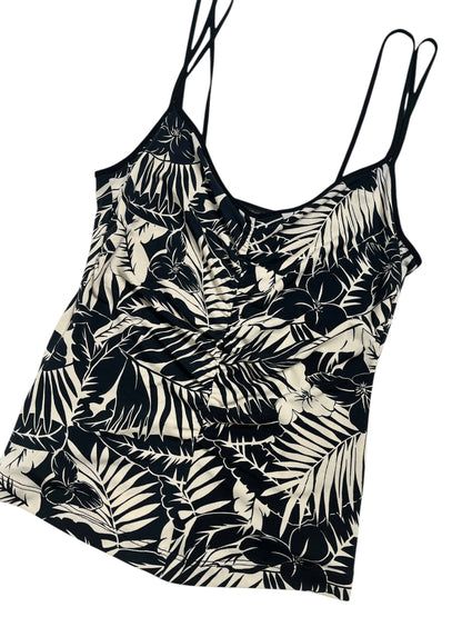Y2K BCBG Maxazria Top Estampado Tropical - Talla S