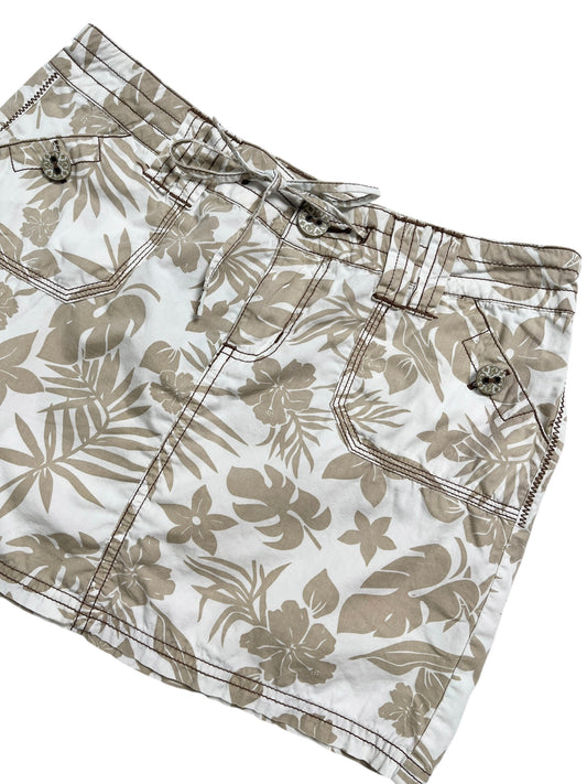 Y2K So Mini Falda Cargo Floral - Talla S