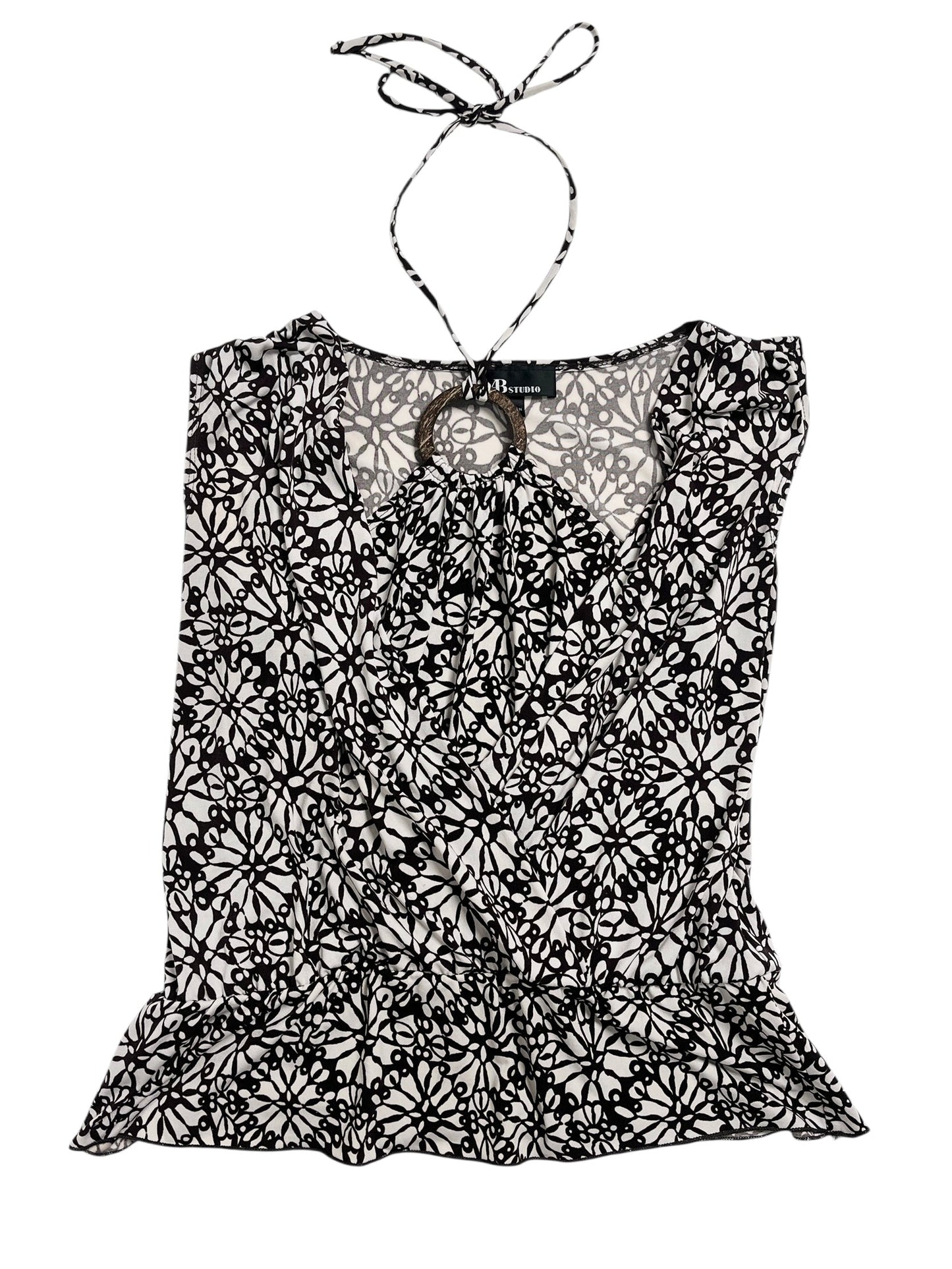 Y2K AB Studio Top Halter Estampado - Talla S/M