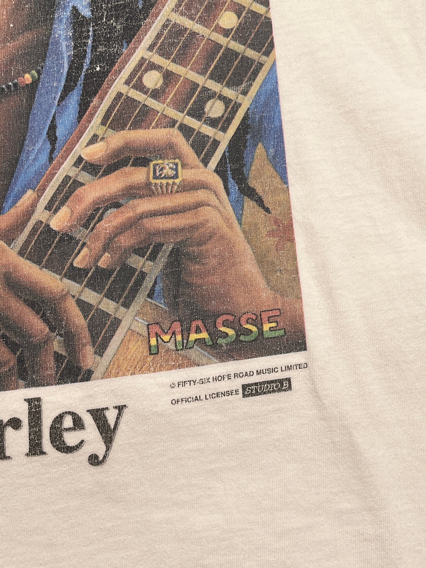 1990s Bob Marley Tom Masse Art T-shirt - Talla XL