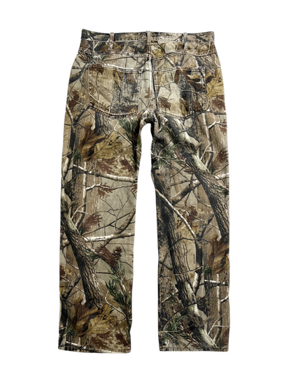 Realtree Camuflaje Double Knee Pants - Talla 35