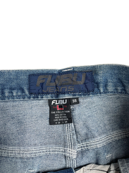 Y2K Fubu Baggy Denim Pant Azul- Talla 38