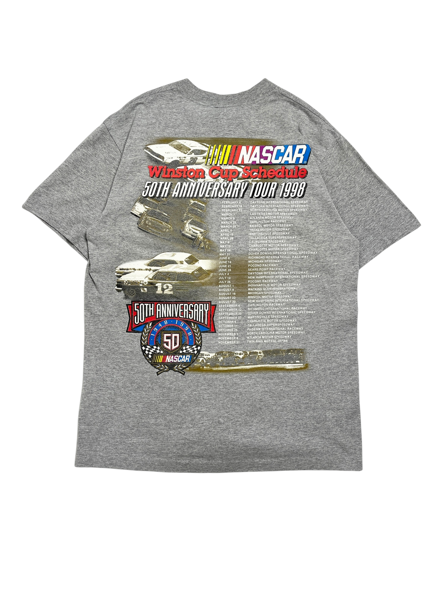 1998 Nascar 50th Anniversary T-shirt - Talla L