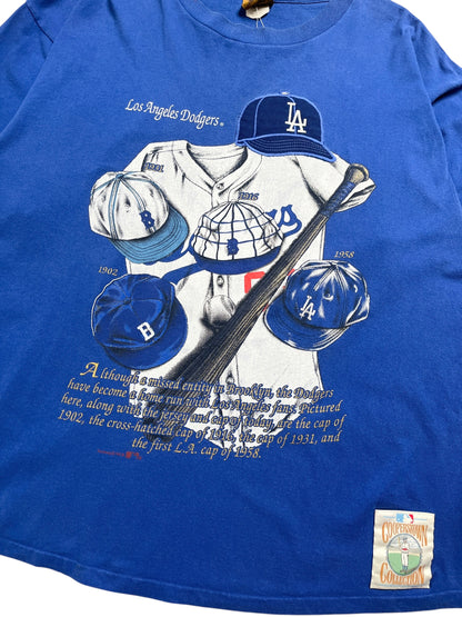 1990s Los Angeles Dodgers Nutmeg T-shirt - Talla XXL Boxy Fit