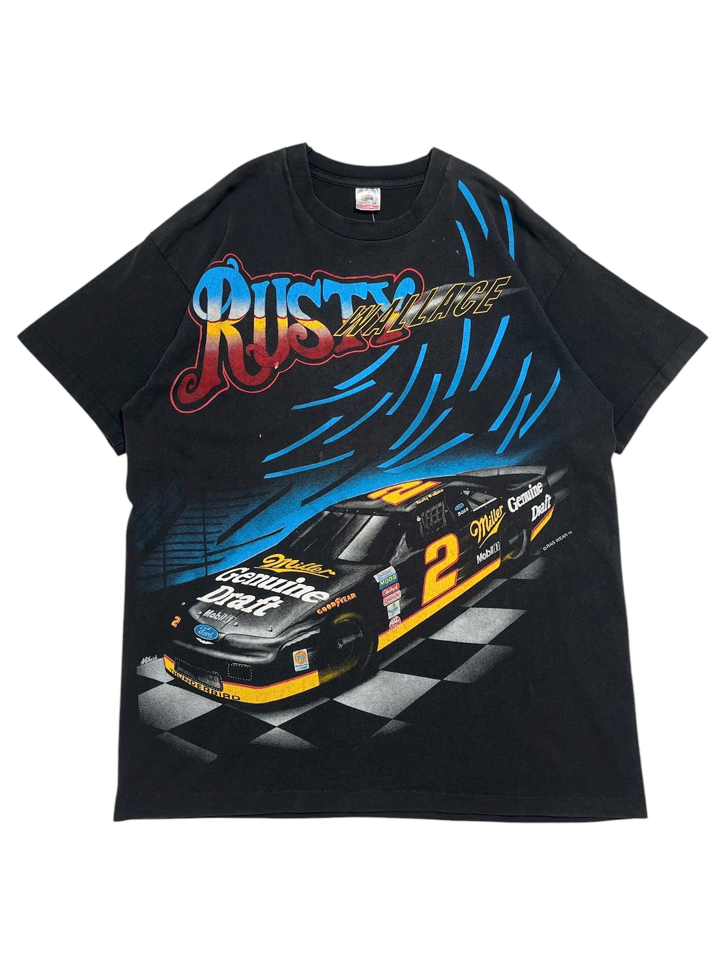 1990s NASCAR Rusty Wallace T-Shirt - Talla XL