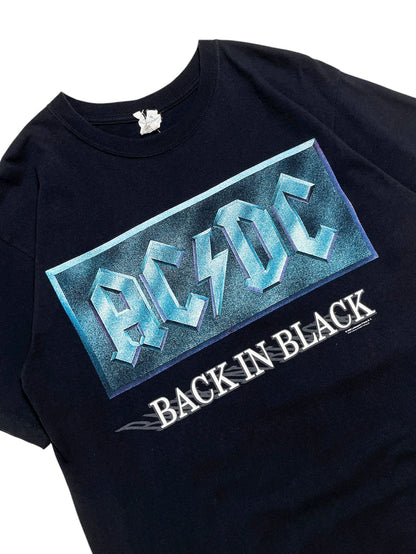 1996 AC/DC Back In Black T-Shirt - Talla L