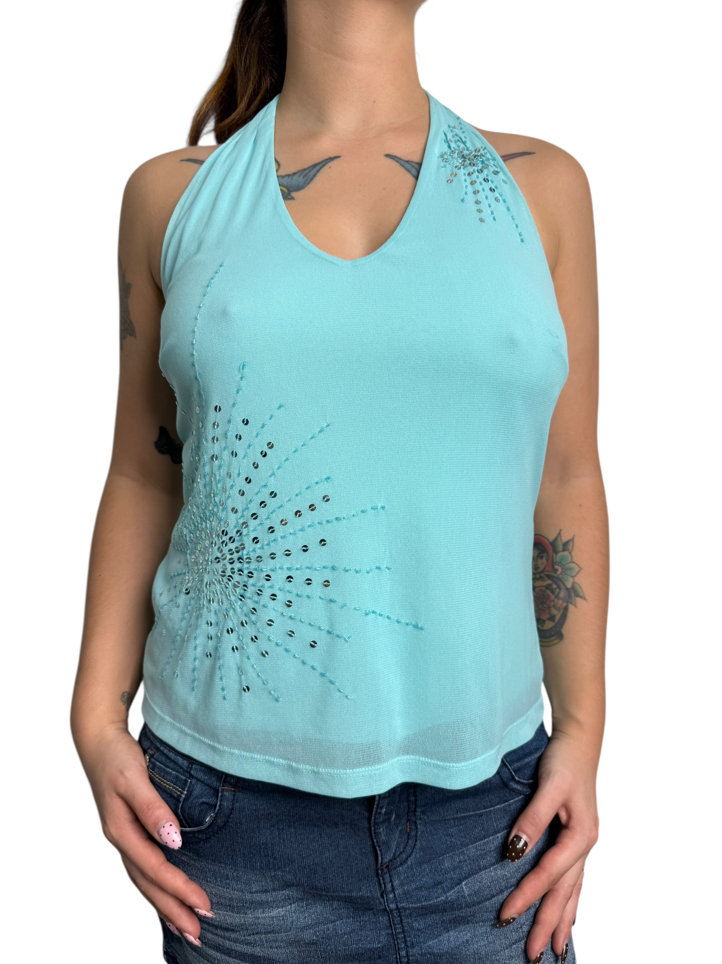 Y2K New York Company Top - Talla L