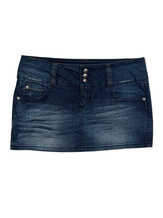 Y2K L.e.i  Mini Falda de Jeans azul - Talla XL
