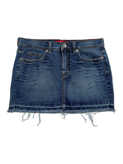 Y2K GLO Falda de jeans Azul - Talla M