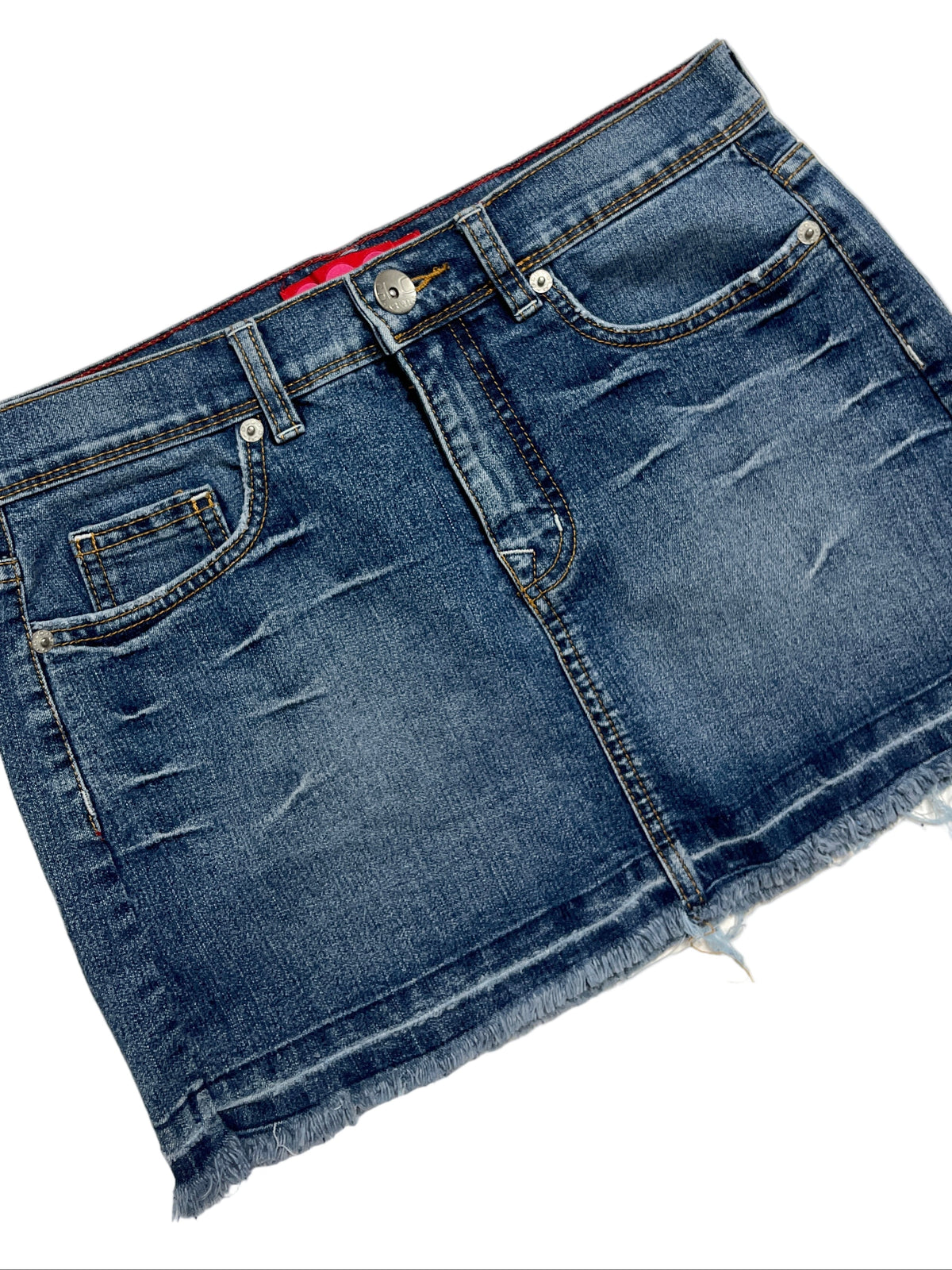 Y2K GLO Falda de jeans Azul - Talla M