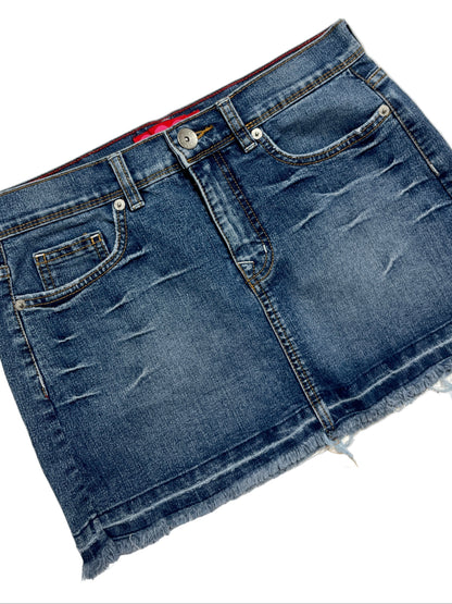 Y2K GLO Falda de jeans Azul - Talla M