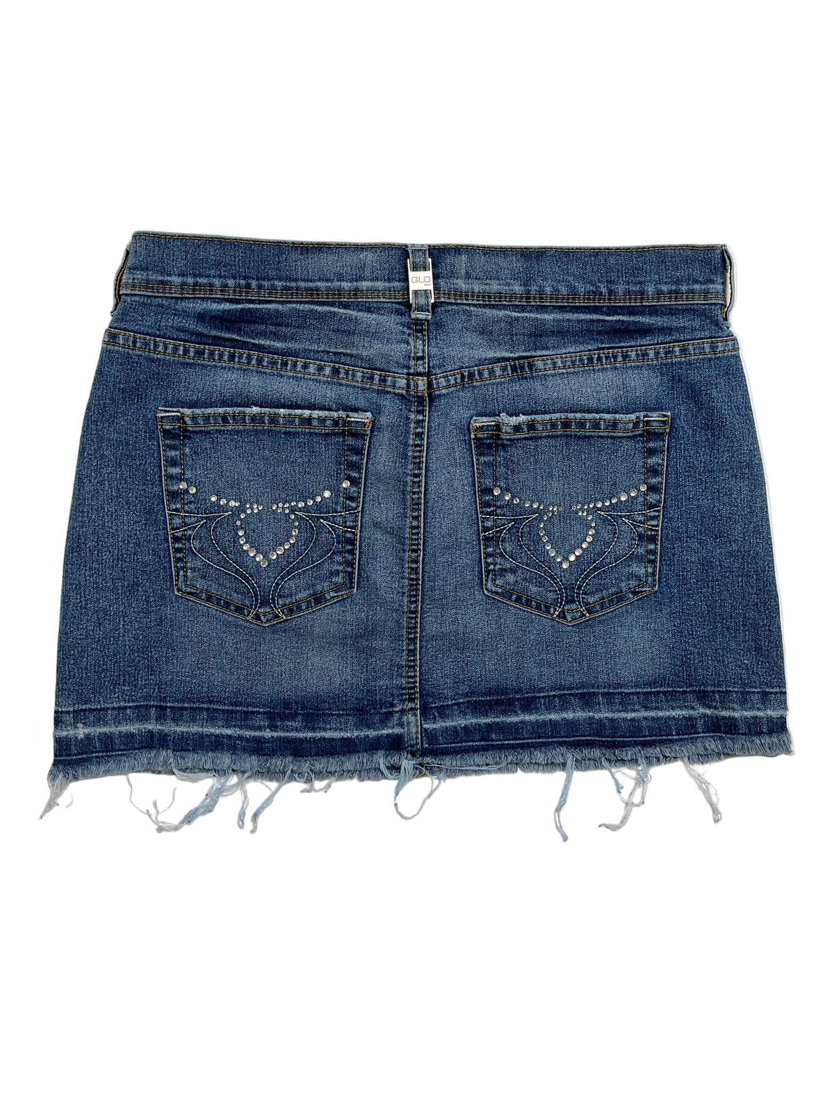 Y2K GLO Falda de jeans Azul - Talla M