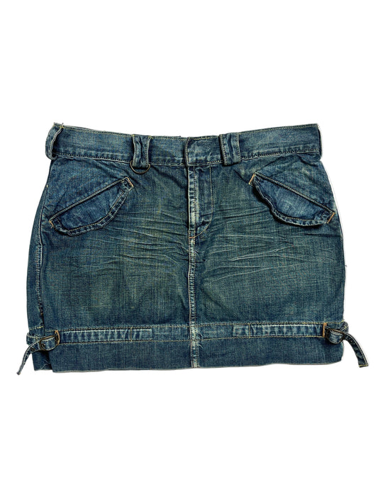 Y2K Express Falda de Jeans Azul - Talla M