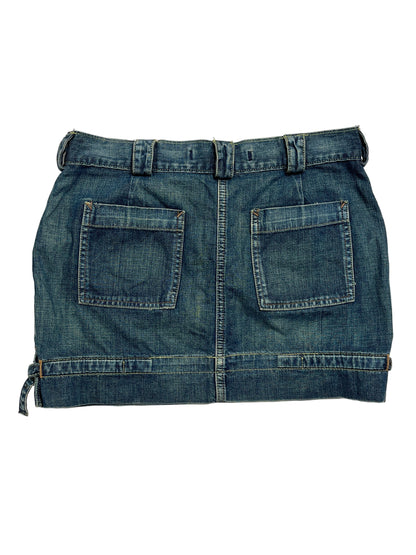 Y2K Express Falda de Jeans Azul - Talla M