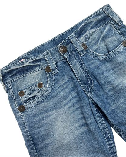 Y2K True Religion Jeans Chica Azul - Talla 30