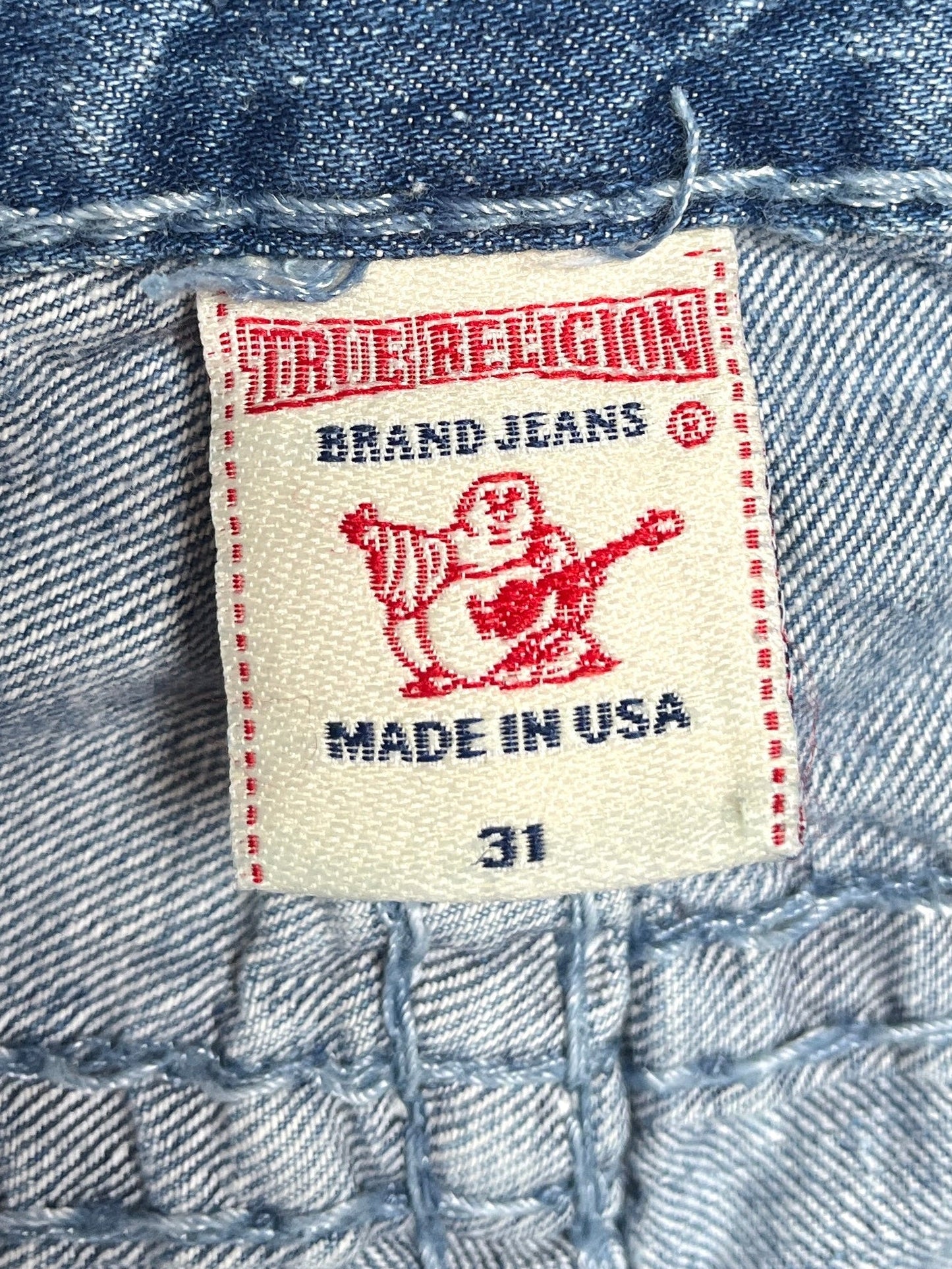 Y2K True Religion Jeans Chica Azul - Talla 30