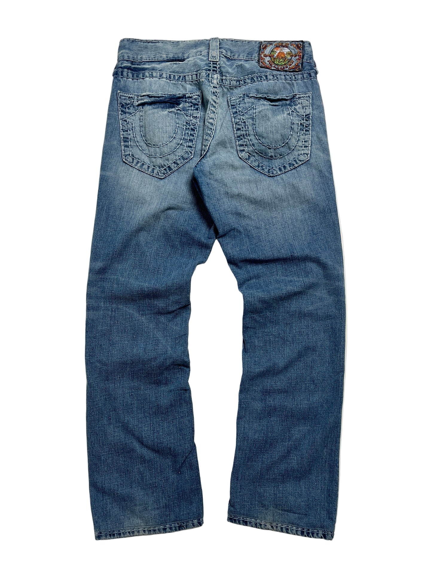 Y2K True Religion Jeans Chica Azul - Talla 30