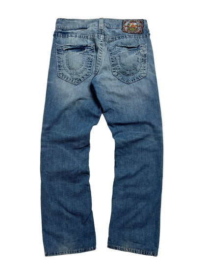 Y2K True Religion Jeans Chica Azul - Talla 30