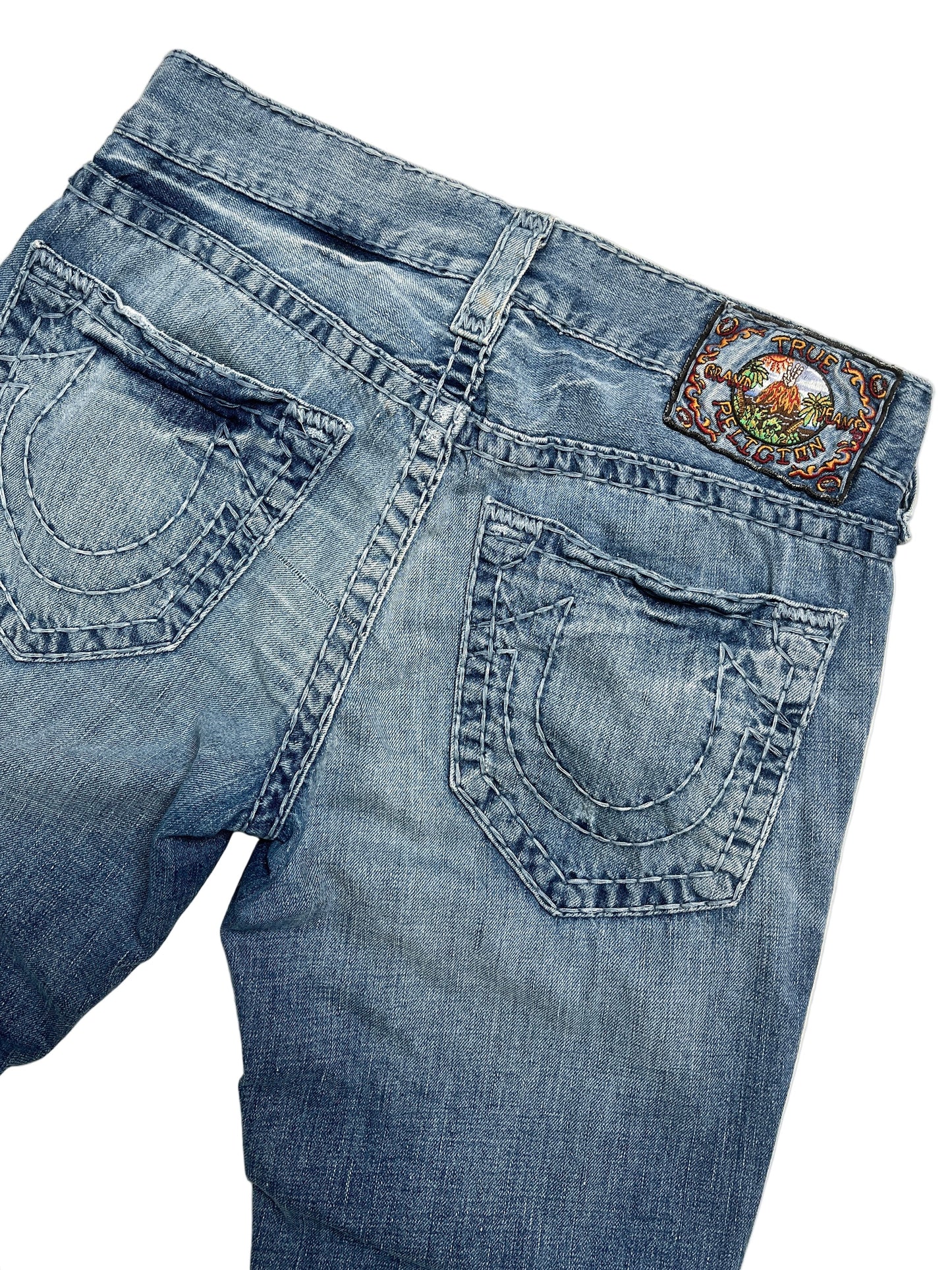 Y2K True Religion Jeans Chica Azul - Talla 30