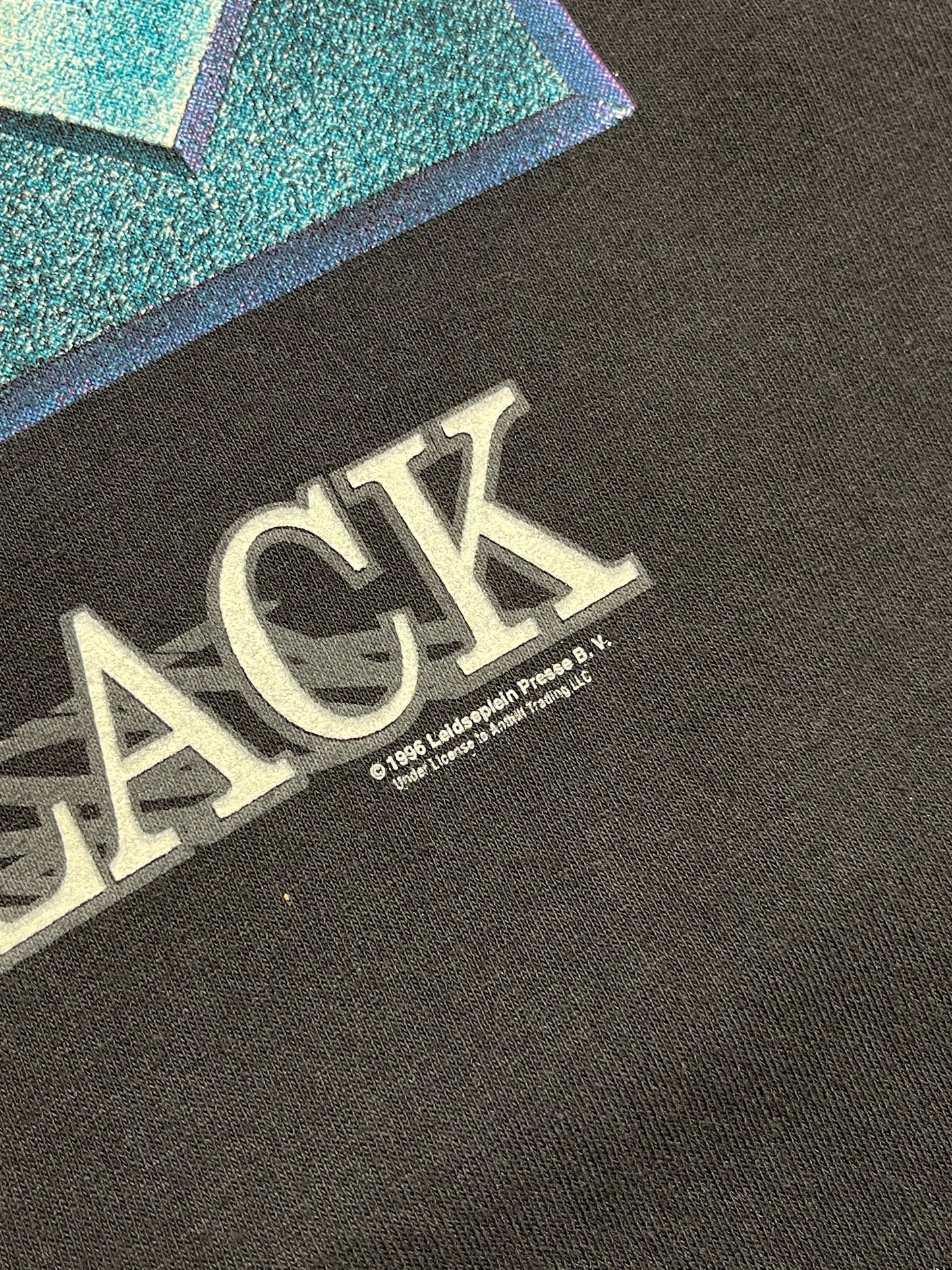 1996 AC/DC Back In Black T-Shirt - Talla L