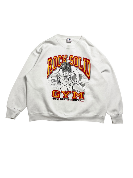 1994 Jesus Rock Solid Gym Sweatshirt - Talla 2XL