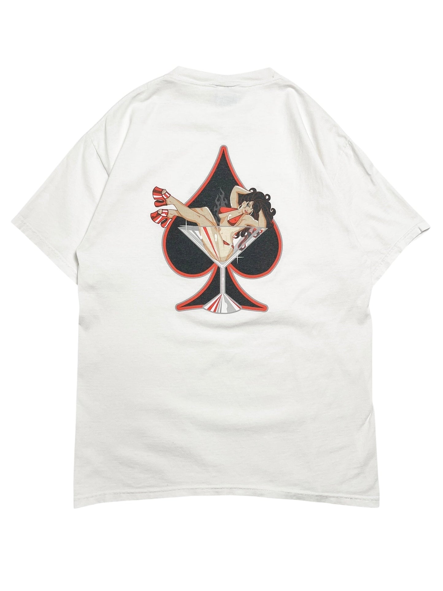 2000s No Fear Pin up T-shirt - Talla M