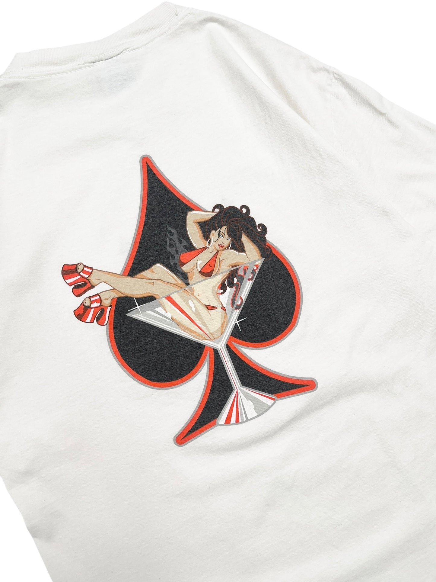 2000s No Fear Pin up T-shirt - Talla M