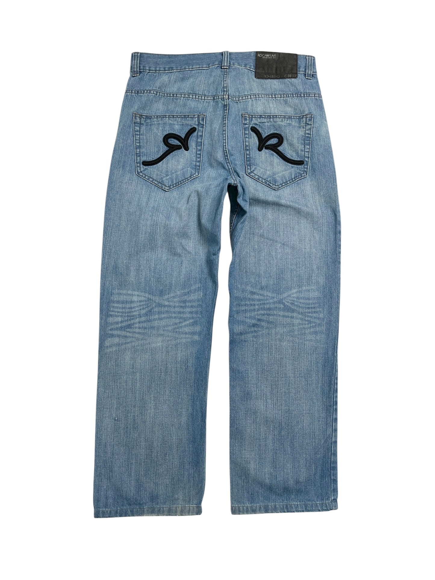 Y2K Rocawear Baggy Denim Pant Azul- Talla 36
