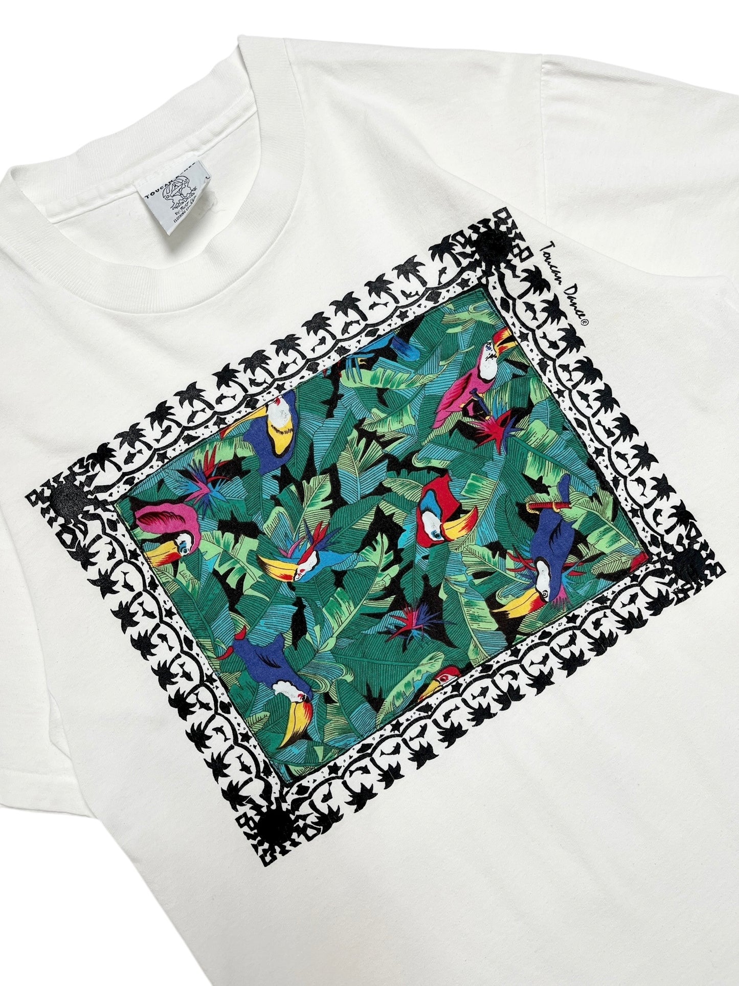1990s Toucan Dance T-shirt - Talla M