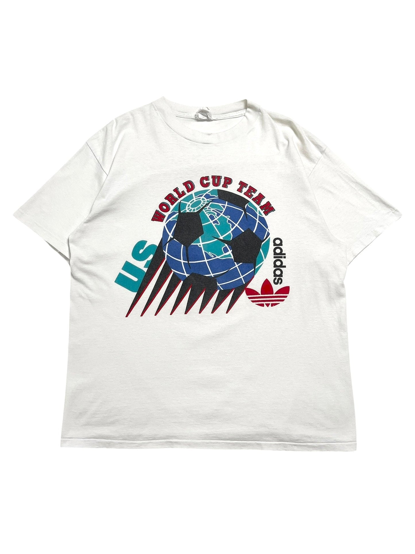 1990s Adidas USA World Cup Team T-Shirt - Talla L