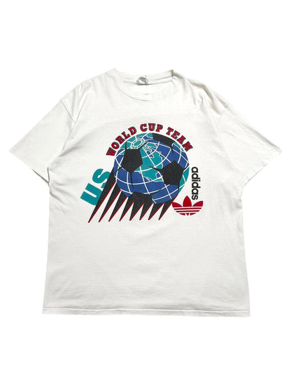 1990s Adidas USA World Cup Team T-Shirt - Talla L