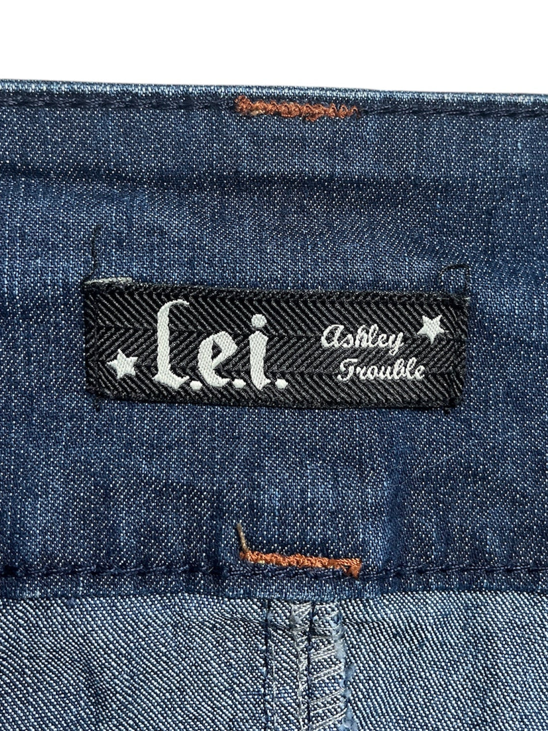 Y2K L.e.i  Mini Falda de Jeans azul - Talla XL