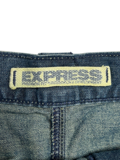 Y2K Express Falda de Jeans Azul - Talla M
