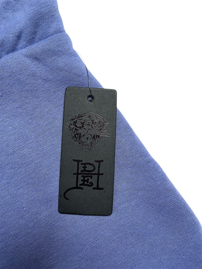 Y2K Ed Hardy Falda Jersey Azul Palido Nueva - Talla M