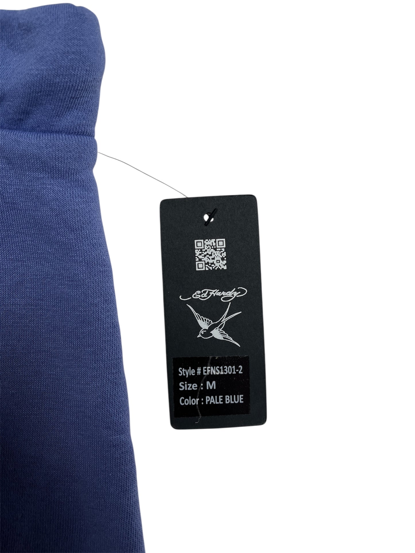 Y2K Ed Hardy Falda Jersey Azul Palido Nueva - Talla M