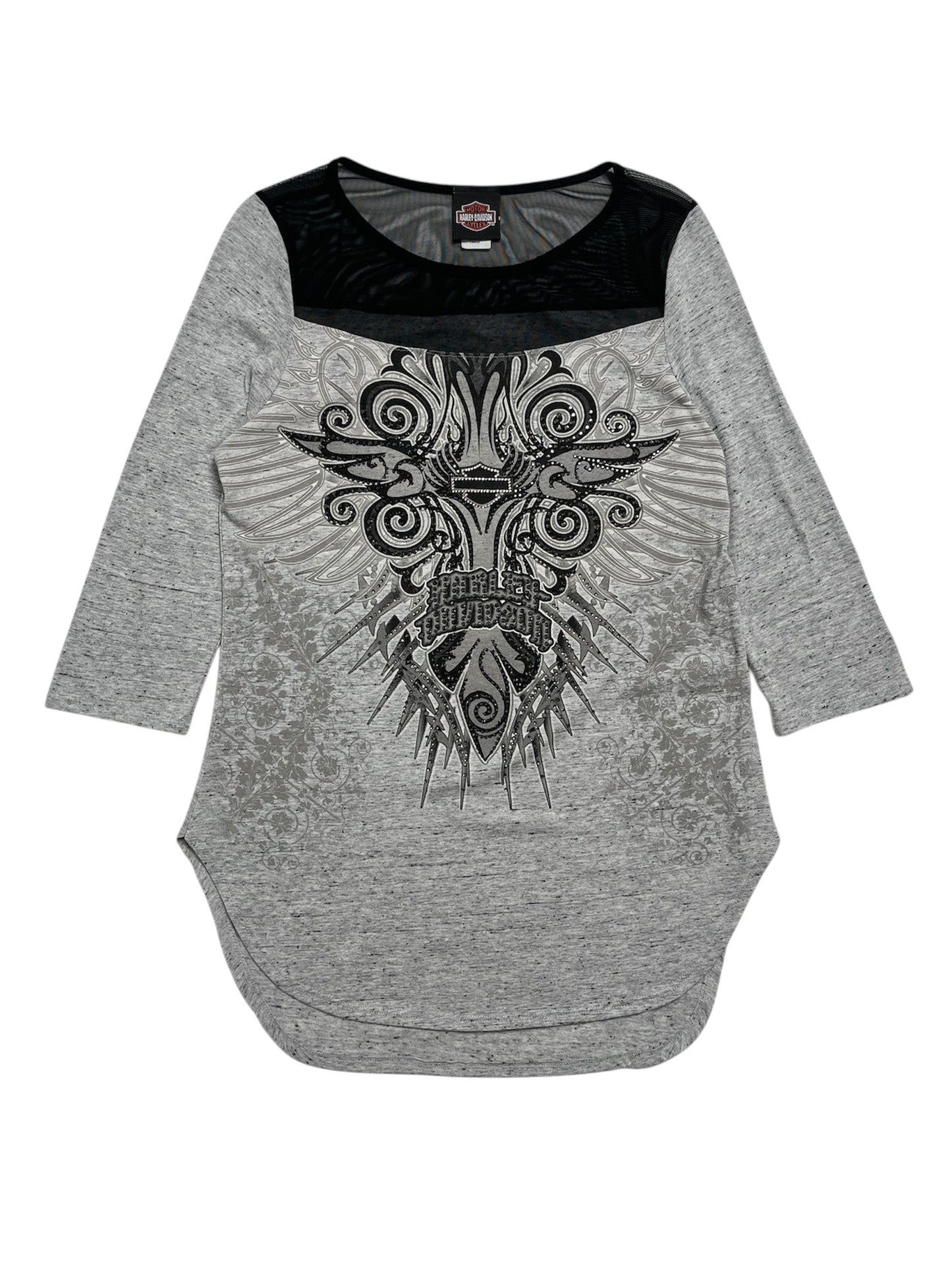 Y2K Harley Davidson Top - Talla L