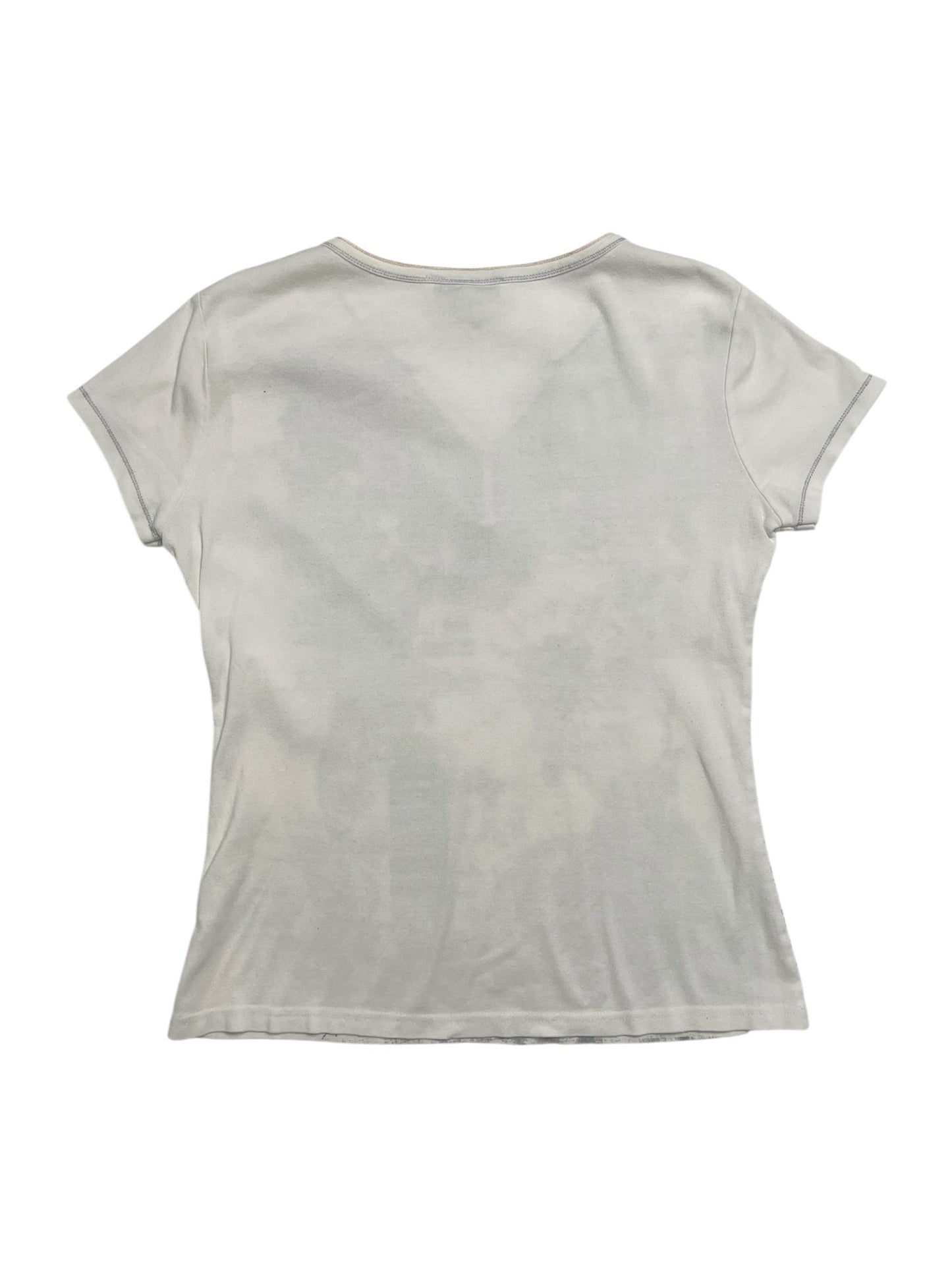 Y2K Roma Classic Edition T-shirt Blanco - Talla M/L