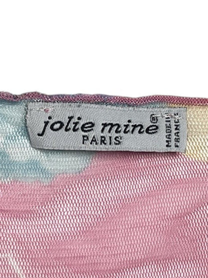 Y2K Jolie Mine Top Transparente Floral - One size