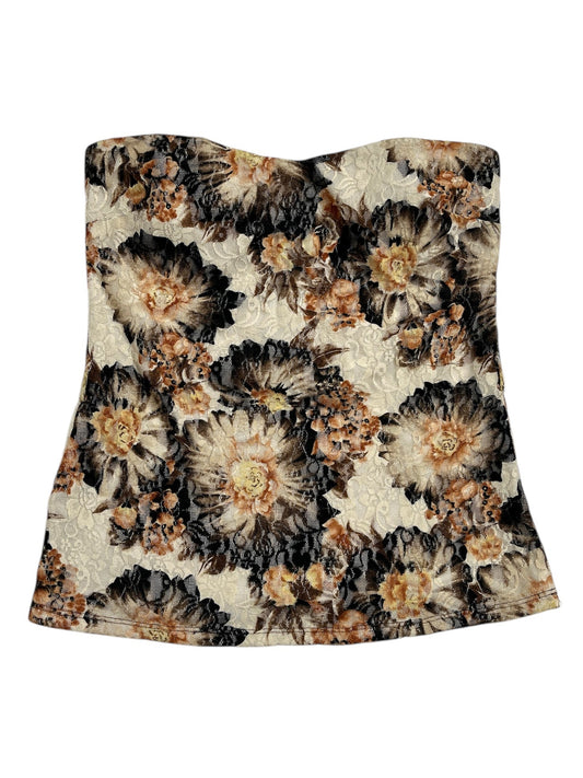 Y2K Floral Focus Top Tipo Corsé  - Talla S